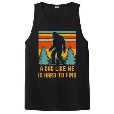 Bigfoot A Dad Like Me Is Hard To Find Funny Dad PosiCharge Competitor Tank