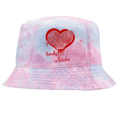 Basically A Detective True Crime Gift Podcast Junkie Gift Tie-Dyed Bucket Hat