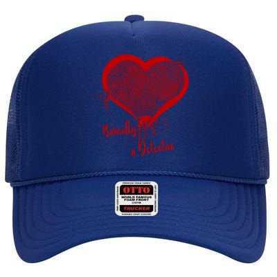 Basically A Detective True Crime Gift Podcast Junkie Gift High Crown Mesh Back Trucker Hat