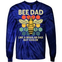 Bee Art Dad Honey Bee Keeper Bumblebee Beekeeper Tie-Dye Long Sleeve Shirt