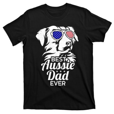 Best Aussie Dad Ever Australian Shepherd T-Shirt