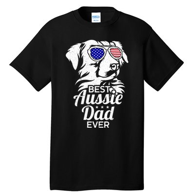 Best Aussie Dad Ever Australian Shepherd Tall T-Shirt