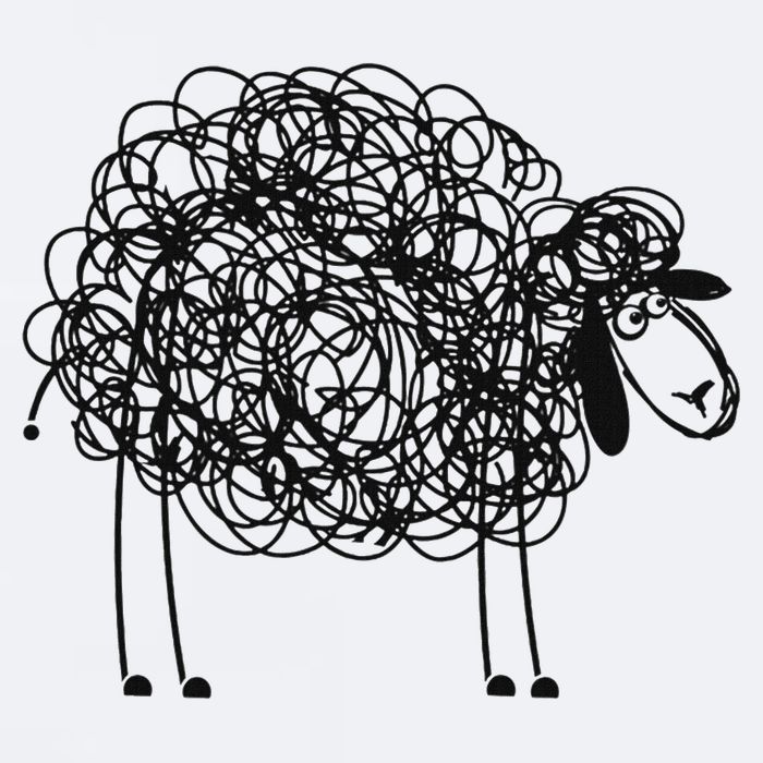 Black Apparel Doodled With Texta Sueded Cloud Jersey T-Shirt