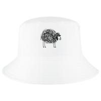 Black Apparel Doodled With Texta Cool Comfort Performance Bucket Hat