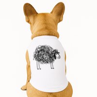 Black Apparel Doodled With Texta Doggie Tank