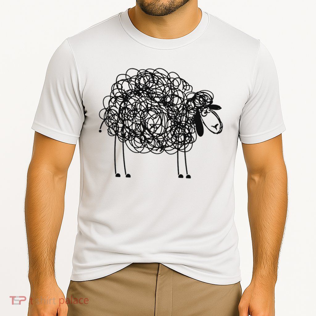 Black Apparel Doodled With Texta Performance Shirt