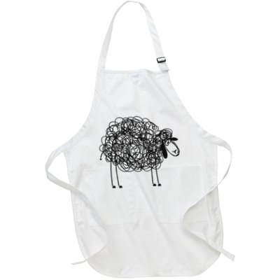 Black Apparel Doodled With Texta Apron