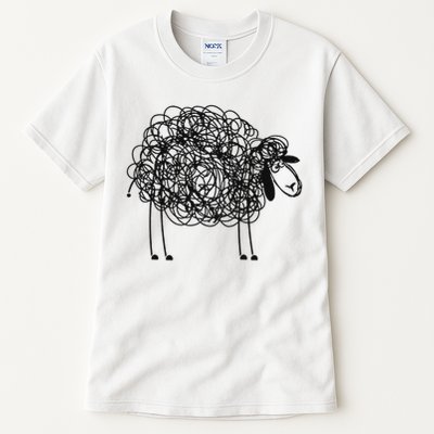 Black Apparel Doodled With Texta Tall T-Shirt