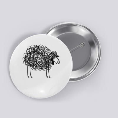 Black Apparel Doodled With Texta Button