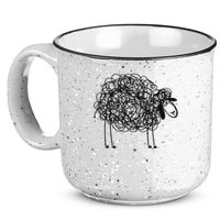 Black Apparel Doodled With Texta 15oz Campfire Ceramic Mug