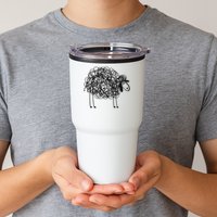 Black Apparel Doodled With Texta Tumbler