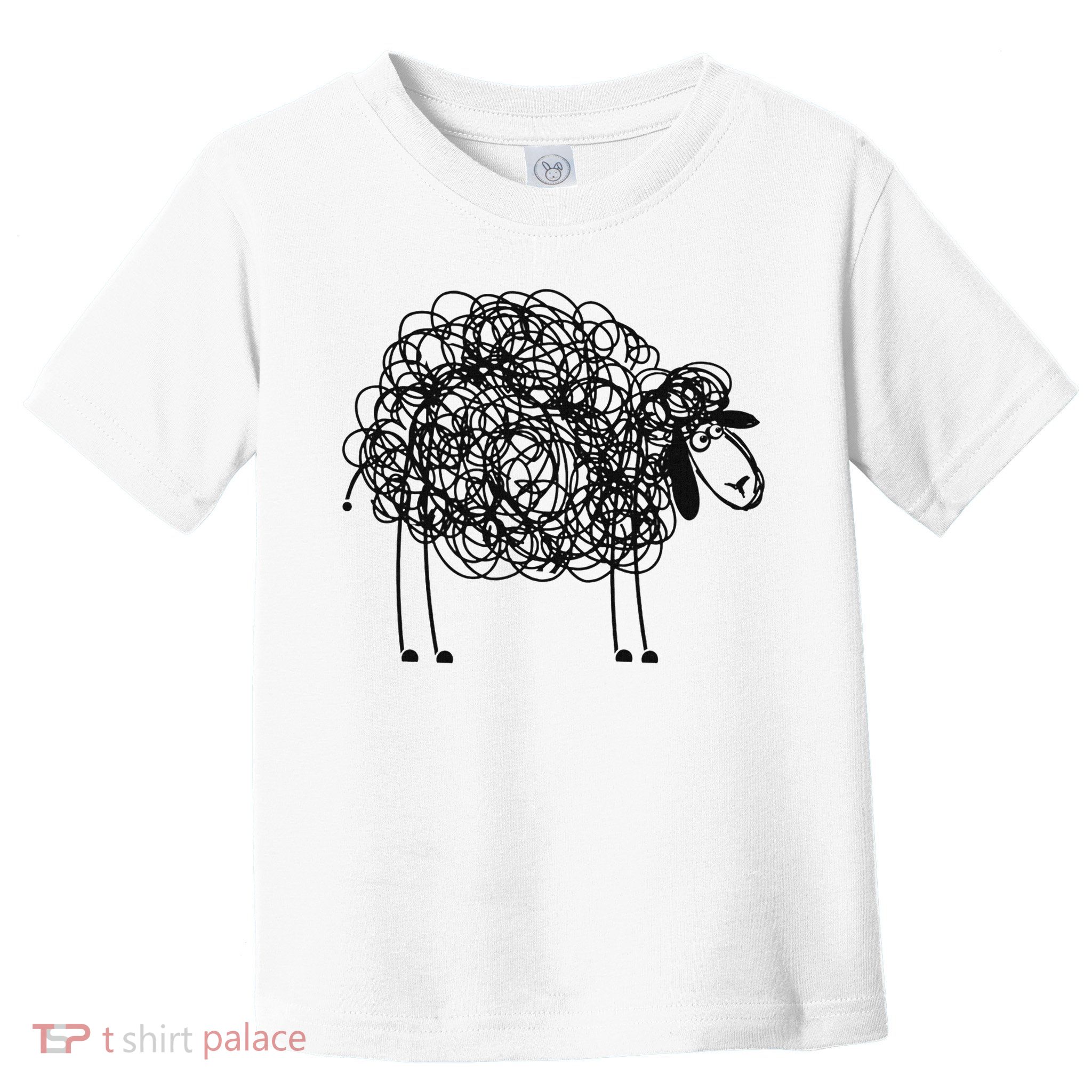 Black Apparel Doodled With Texta Toddler T-Shirt