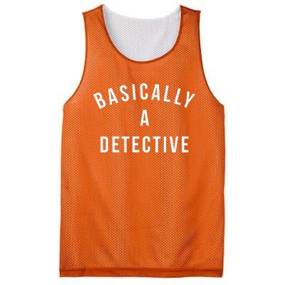 Basically A Detective Mesh Reversible Basketball Jersey Tank