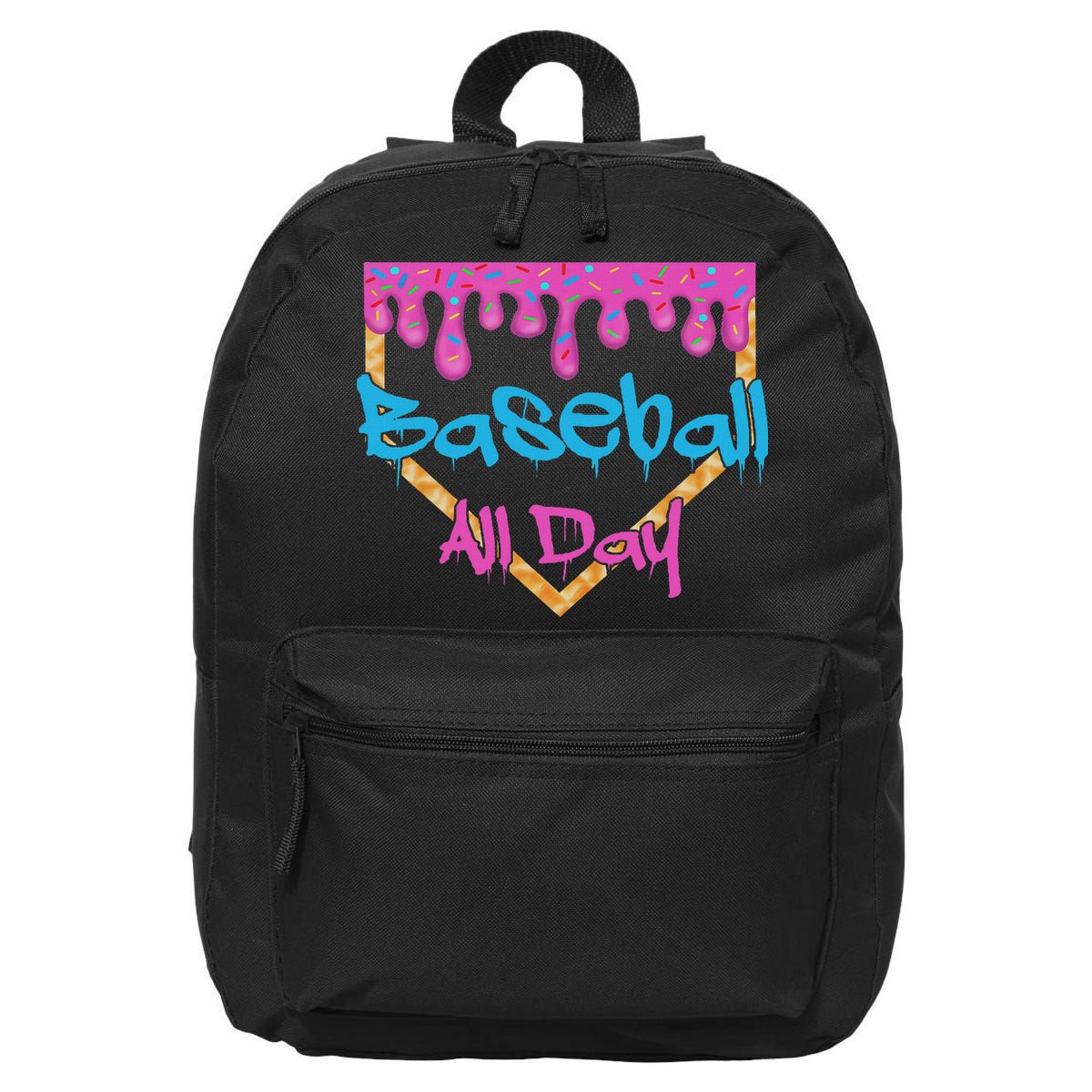 Baseball All Day Drip Home Plate Ice Cream 16 in Basic Backpack