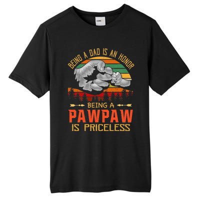 Being A Dad Is An Honor Being A Pawpaw Is Priceless Tall Fusion ChromaSoft Performance T-Shirt