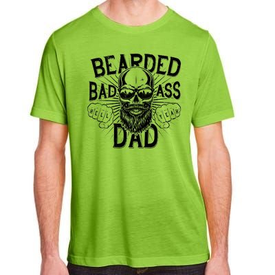 Badass Bearded Dad Adult ChromaSoft Performance T-Shirt