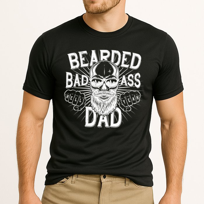 Badass Bearded Dad Performance Shirt
