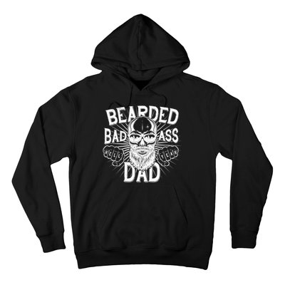 Badass Bearded Dad Hoodie