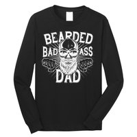 Badass Bearded Dad Long Sleeve Shirt