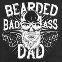 Badass Bearded Dad Adult Drive Performance Visor
