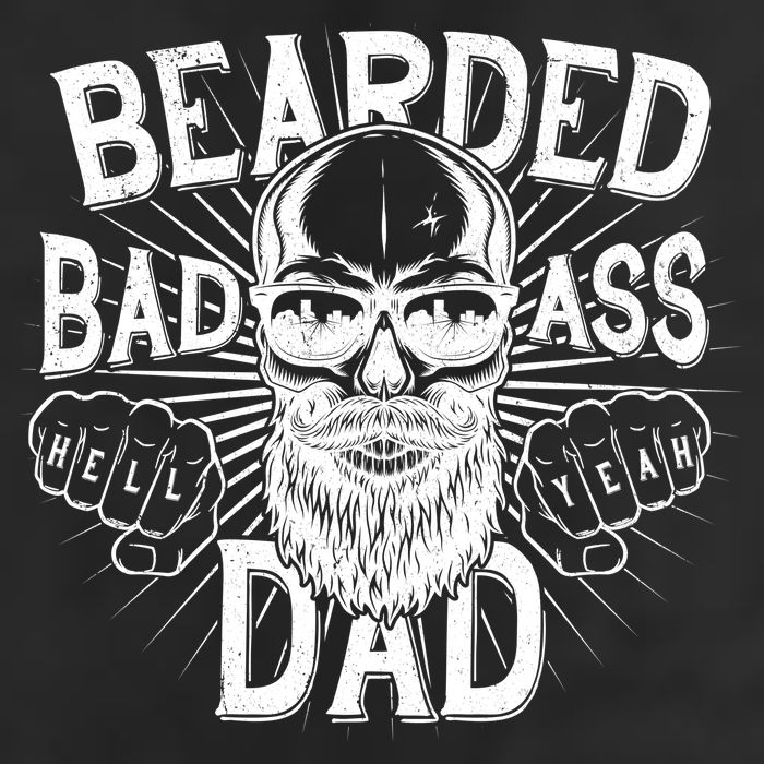 Badass Bearded Dad Adult Drive Performance Visor