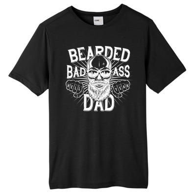 Badass Bearded Dad Tall Fusion ChromaSoft Performance T-Shirt