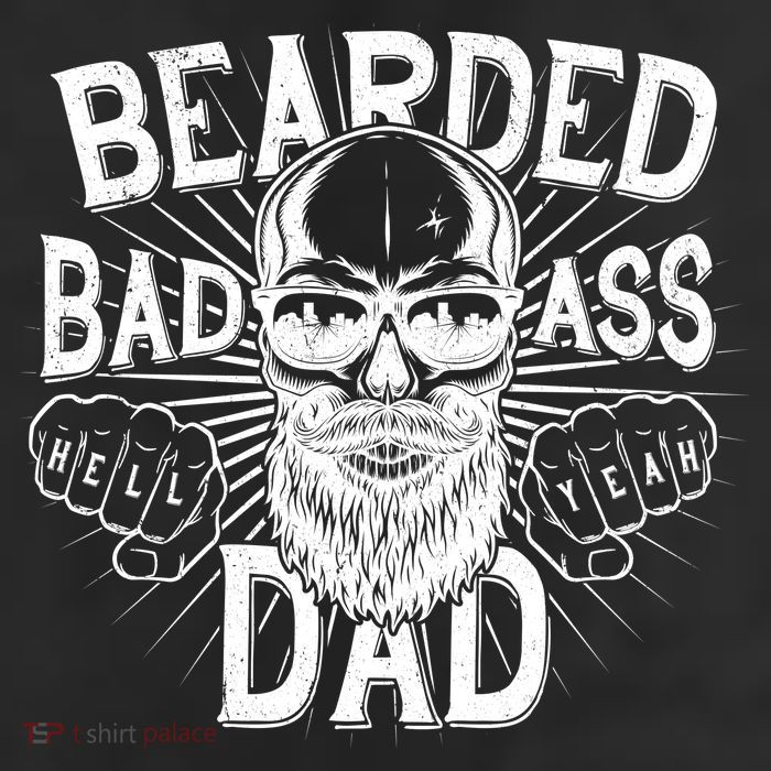 Badass Bearded Dad 11oz C Handle Ceramic Mug