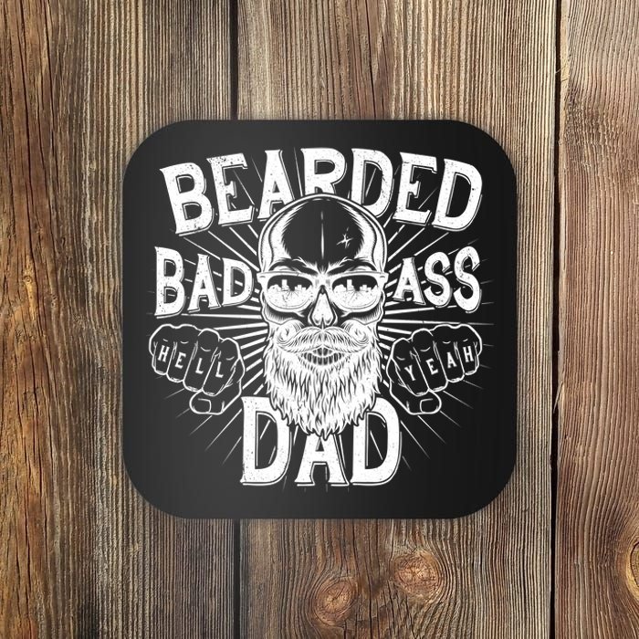 Badass Bearded Dad Coaster