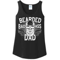 Badass Bearded Dad Ladies Essential Tank