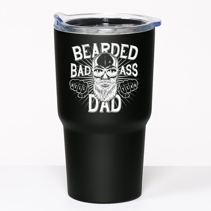 Badass Bearded Dad Tumbler