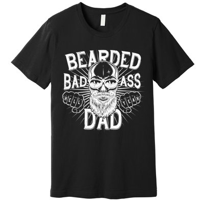 Badass Bearded Dad Premium T-Shirt