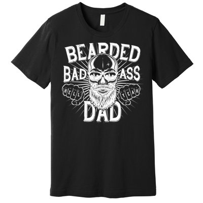 Badass Bearded Dad Premium T-Shirt