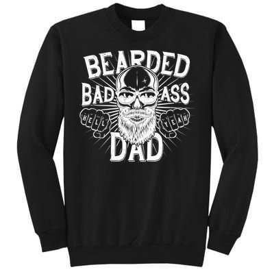 Badass Bearded Dad Tall Sweatshirt