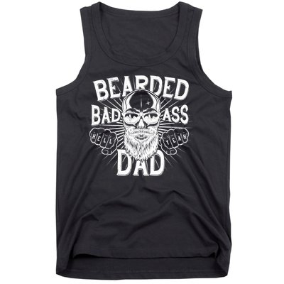 Badass Bearded Dad Tank Top