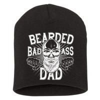 Badass Bearded Dad Short Acrylic Beanie