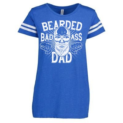 Badass Bearded Dad Enza Ladies Jersey Football T-Shirt