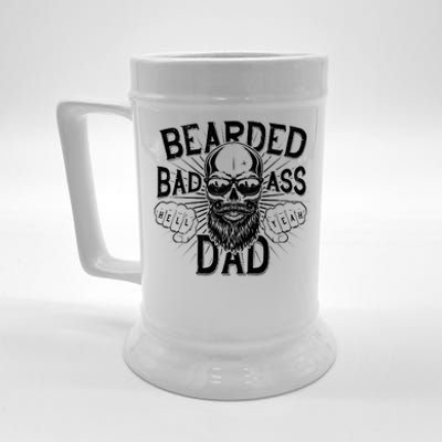 Badass Bearded Dad Beer Stein