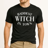Baddest Witch In Town Funny Halloween Cooling Performance Crew T-Shirt