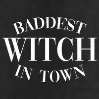 Baddest Witch In Town Funny Halloween Adult Drive Performance Visor