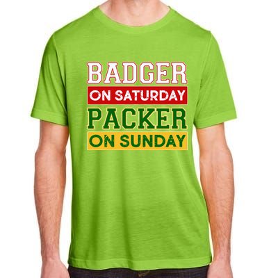 Badger On Saturday Packer On Sunday Adult ChromaSoft Performance T-Shirt