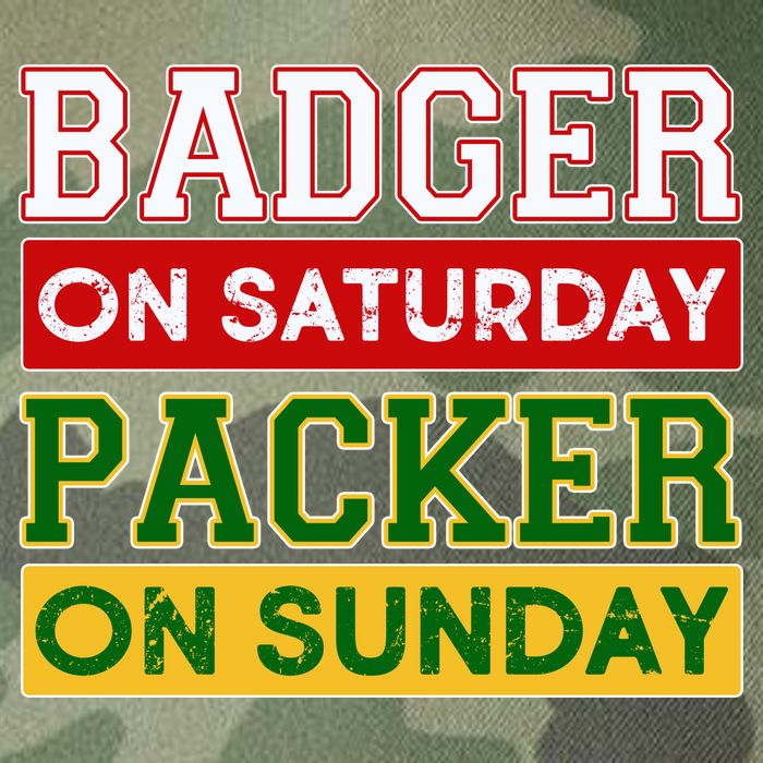 Badger On Saturday Packer On Sunday Legacy Tie Dye Trucker Hat