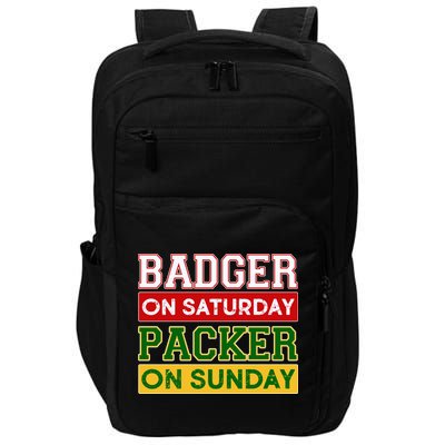 Badger On Saturday Packer On Sunday Impact Tech Backpack