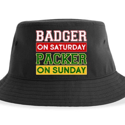 Badger On Saturday Packer On Sunday Sustainable Bucket Hat