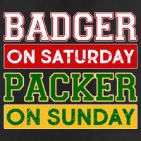 Badger On Saturday Packer On Sunday Microfiber Hand Towel