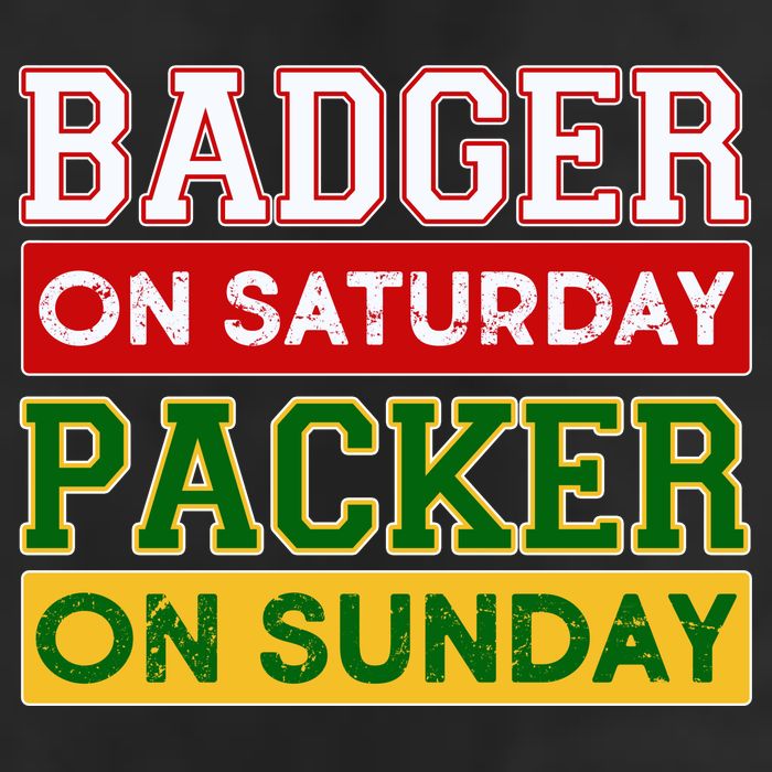 Badger On Saturday Packer On Sunday Microfiber Hand Towel