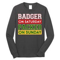 Badger On Saturday Packer On Sunday Long Sleeve Shirt