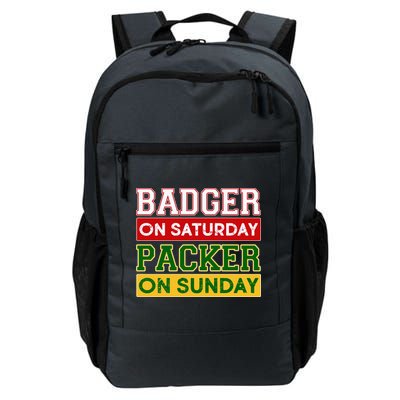 Badger On Saturday Packer On Sunday Backpack