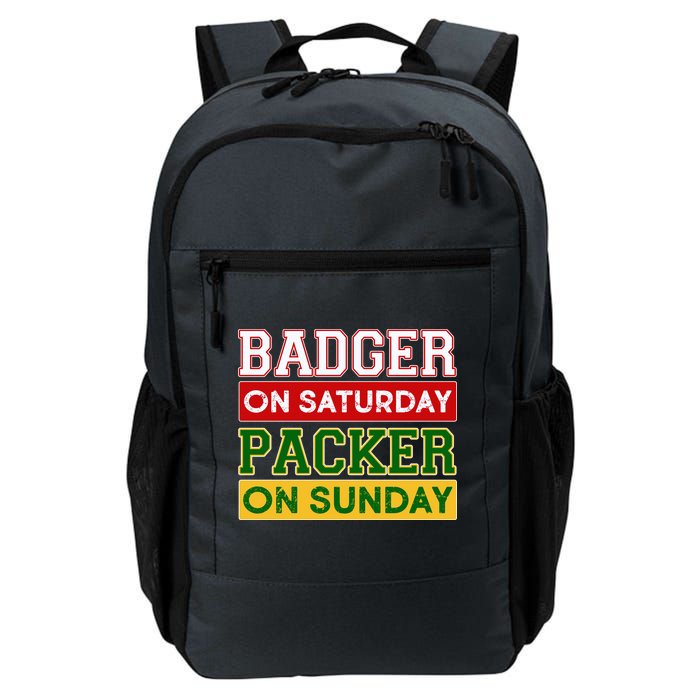 Badger On Saturday Packer On Sunday Backpack