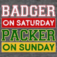 Badger On Saturday Packer On Sunday Backpack