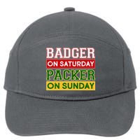 Badger On Saturday Packer On Sunday 7-Panel Snapback Hat
